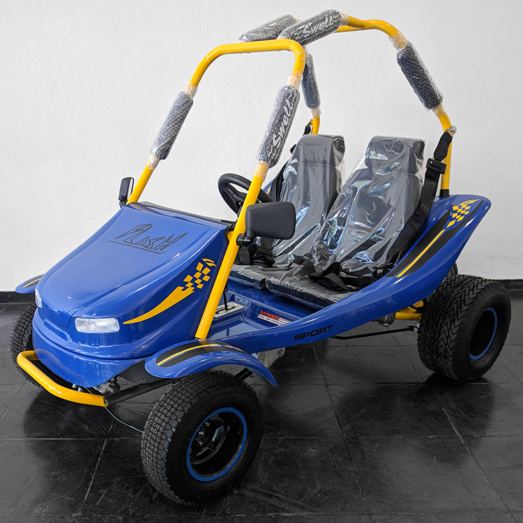 Mini-buggy Flash Azul e Amarelo